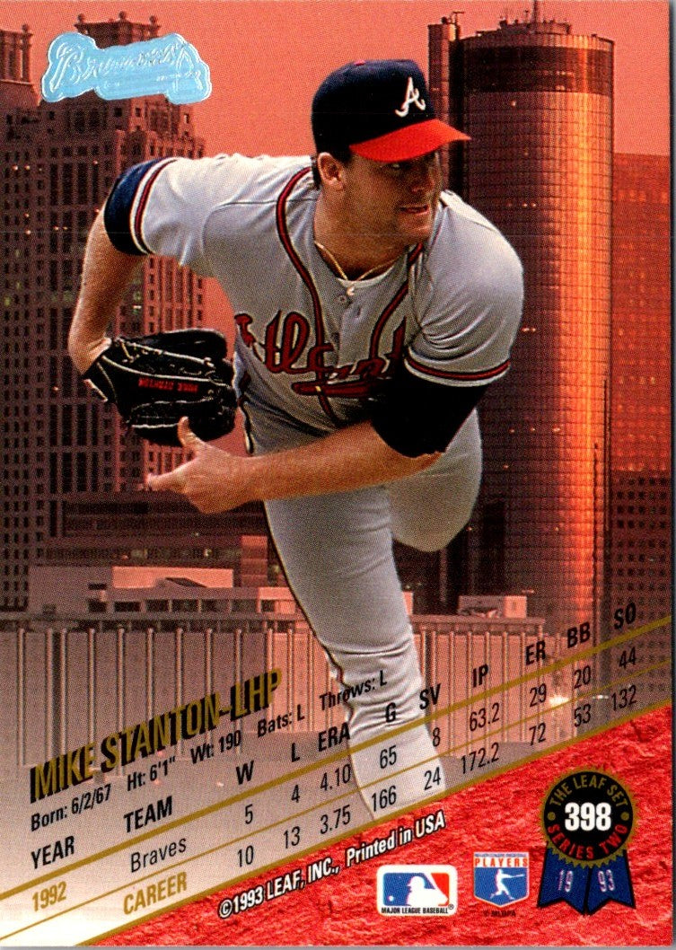 1993 Leaf Mike Stanton