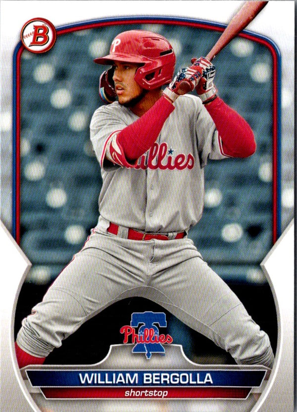 2023 Bowman Draft William Bergolla #BD-64 Rookie