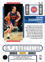 2022 Panini Contenders Season Ticket Bojan Bogdanovic #29