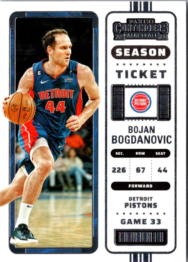 2022 Panini Contenders Season Ticket Bojan Bogdanovic #29