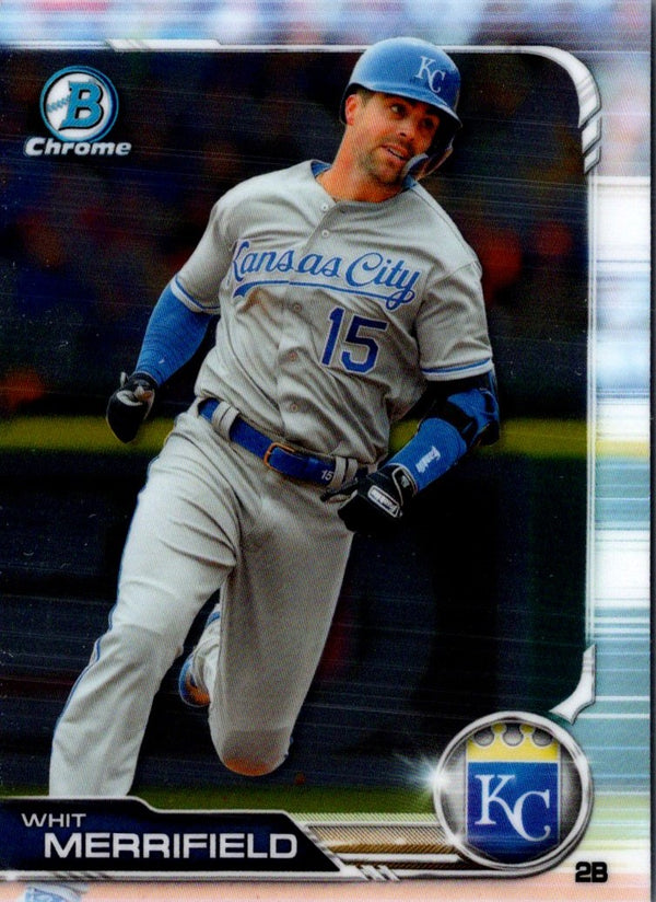 2019 Bowman Chrome Whit Merrifield #22