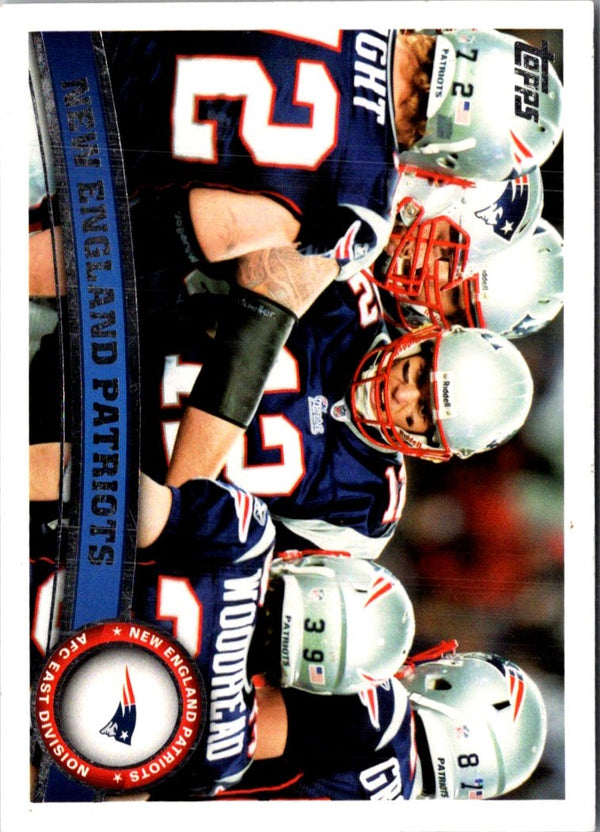 2011 Topps New England Patriots (Tom Brady/Danny Woodhead) #346