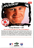 1995 Score Greg Blosser #286