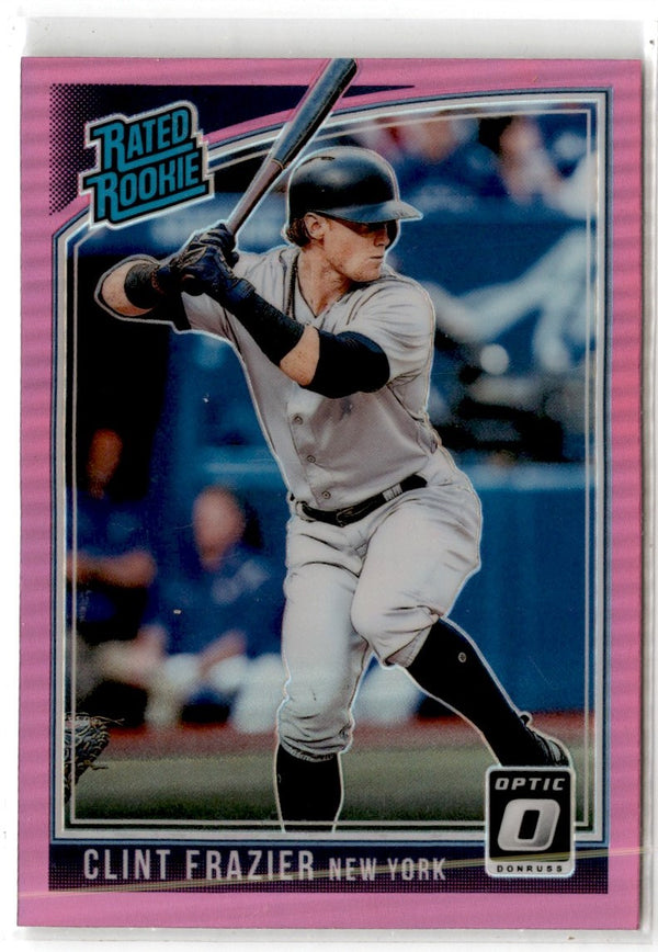 2018 Donruss Optic Pink Clint Frazier #33