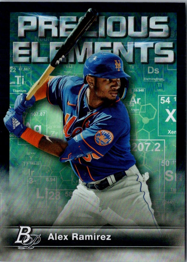 2023 Bowman Platinum Precious Elements Alex Ramirez #PE-12