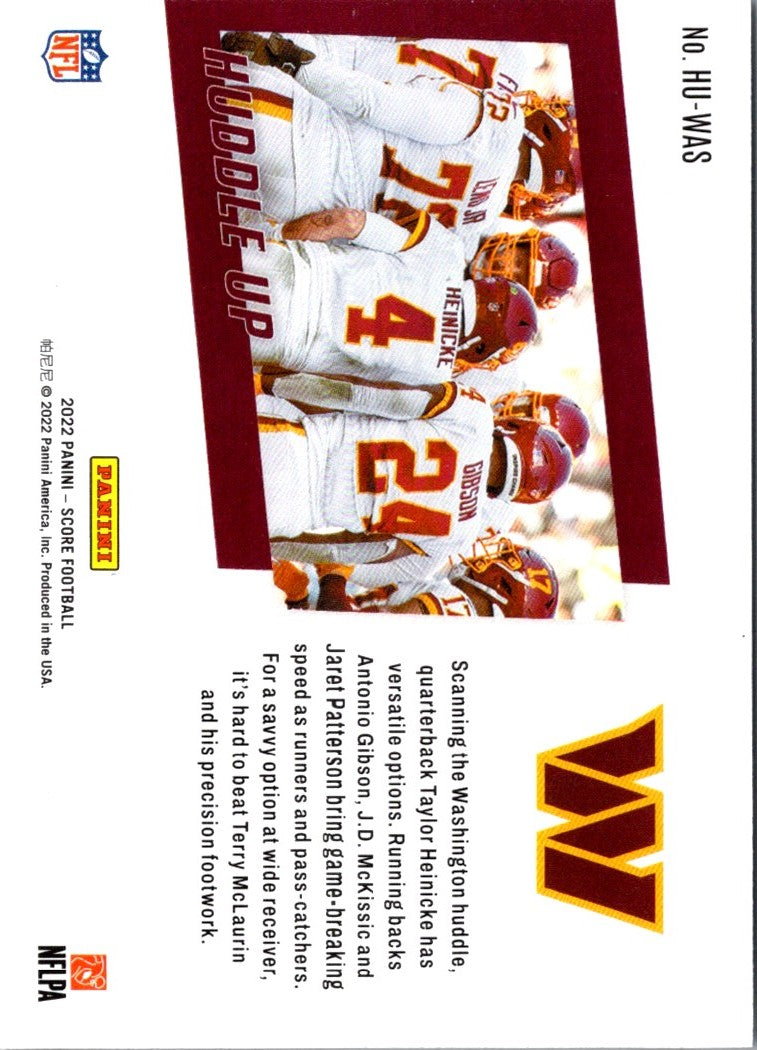 2022 Panini NFL Five Washington Commanders