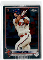 2022 Topps Chrome Matt Vierling #181 Rookie