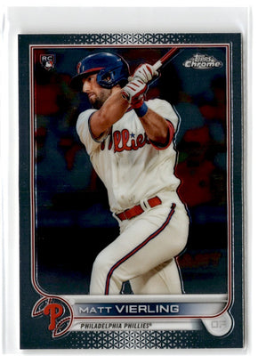 2022 Topps Chrome Matt Vierling #181 Rookie