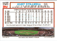 1992 Topps Traded Kurt Stillwell #112T