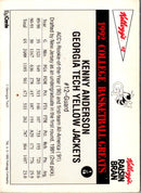 1992 Kellogg's Raisin Bran College Basketball Greats Kenny Anderson