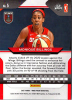 2021 Panini Prizm WNBA Prizms Ruby Wave Monique Billings #5