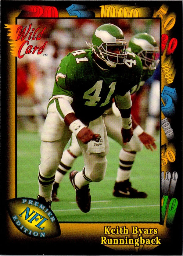 1991 Wild Card Keith Byars #78