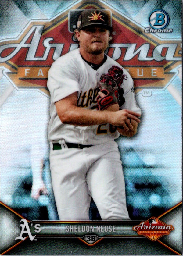 2018 Bowman Chrome 2017 AFL Fall Stars Sheldon Neuse #AFL-SN