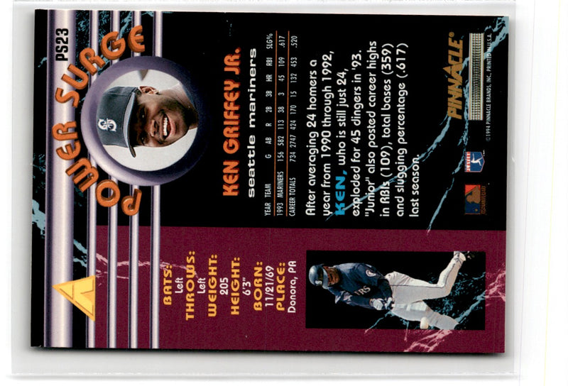 1994 Pinnacle Power Surge Ken Griffey Jr.