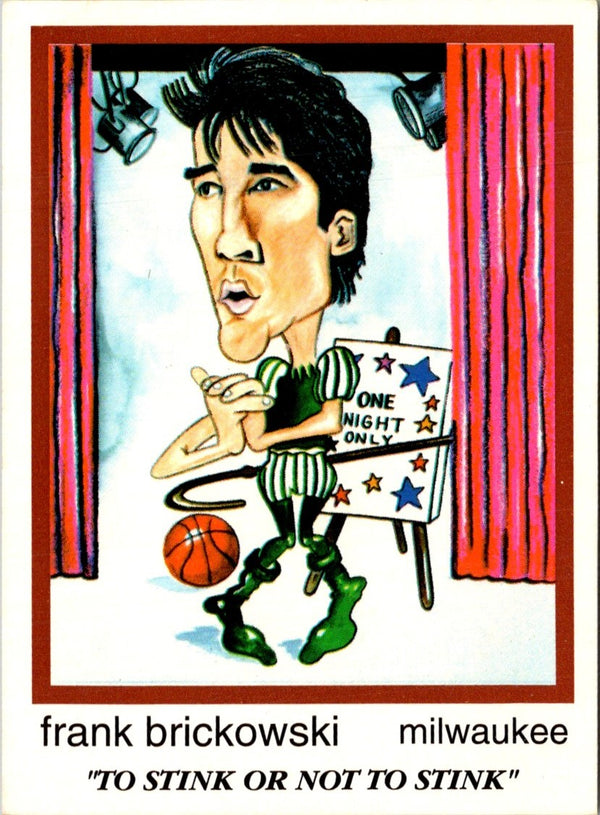 1993 First Amendment Publishing Skinnies Frank Brickowski #64