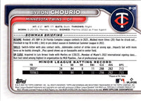 2024 Bowman Prospects Byron Chourio #BP-129