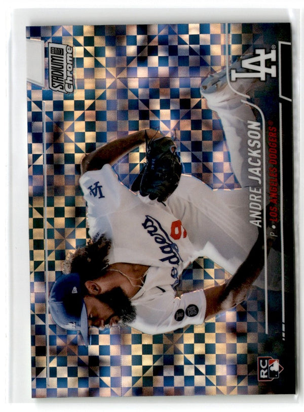 2022 Topps Chrome X Fractor Andre Jackson #144 Rookie