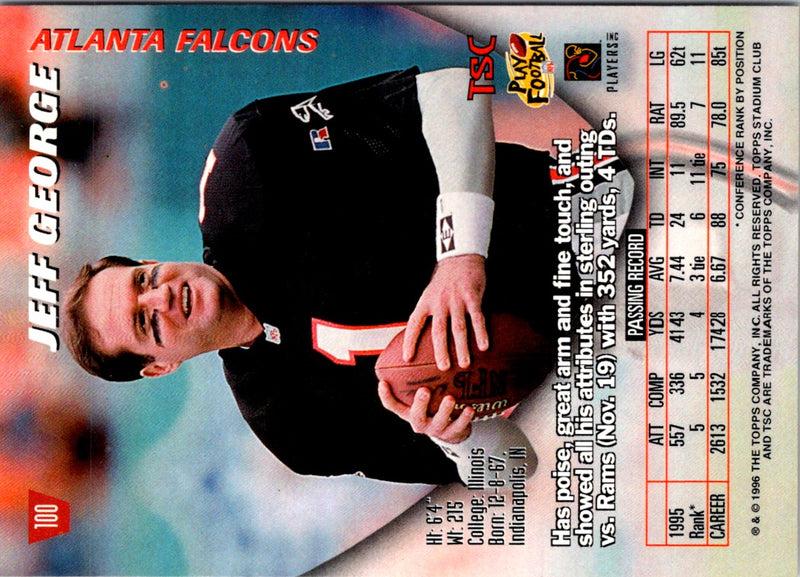 1996 Stadium Club Jeff George