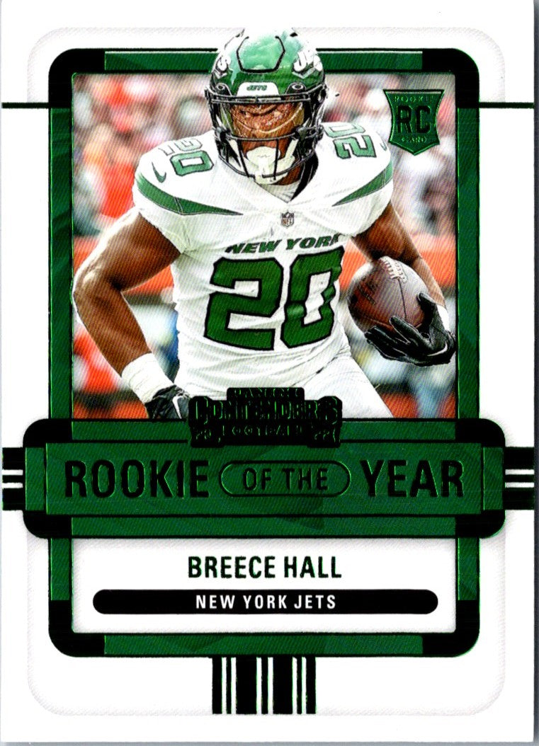 2022 Panini Contenders Rookie of the Year Breece Hall