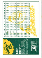 1988 Fleer Baseball's Best Sluggers vs Pitchers Dale Murphy #28