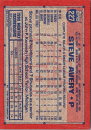 1991 Topps Steve Avery