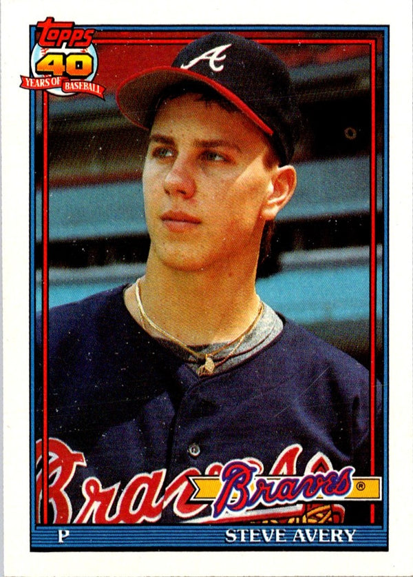 1991 Topps Steve Avery #227