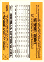 1983 Donruss Gorman Thomas #510