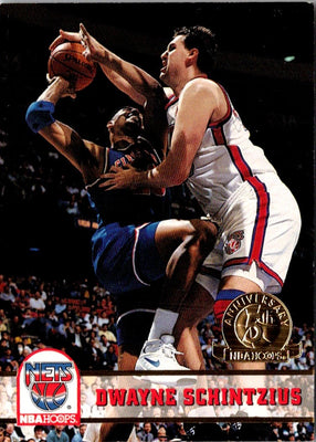 1993 Hoops Fifth Anniversary Gold Dwayne Schintzius #373