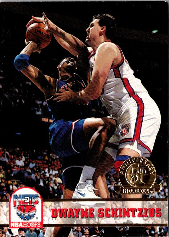 1993 Hoops Fifth Anniversary Gold Dwayne Schintzius #373