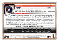 2020 Bowman Chrome Abraham Toro #91 Rookie