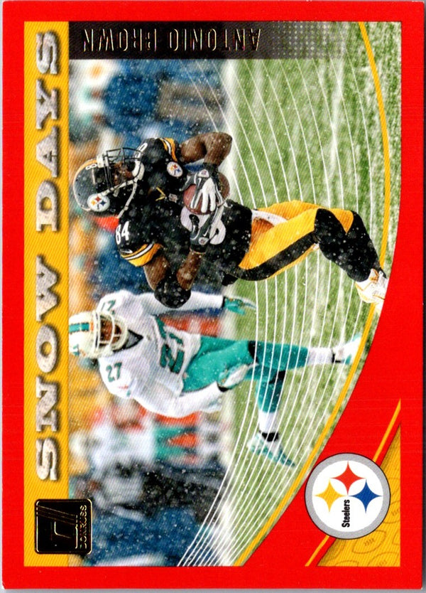 2018 Donruss Snow Days Red Antonio Brown #SD-8