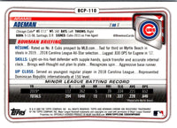 2020 Bowman Chrome Prospects Aramis Ademan #BCP-110