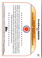 2022 Topps Chrome McDonald's All American Raegan Beers #37