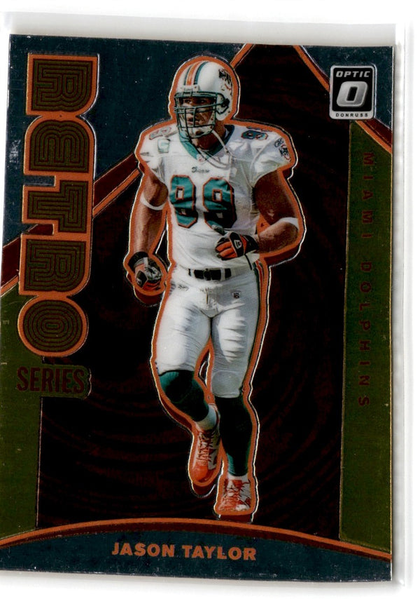 2020 Donruss Optic Retro Series Jason Taylor #RS-JT