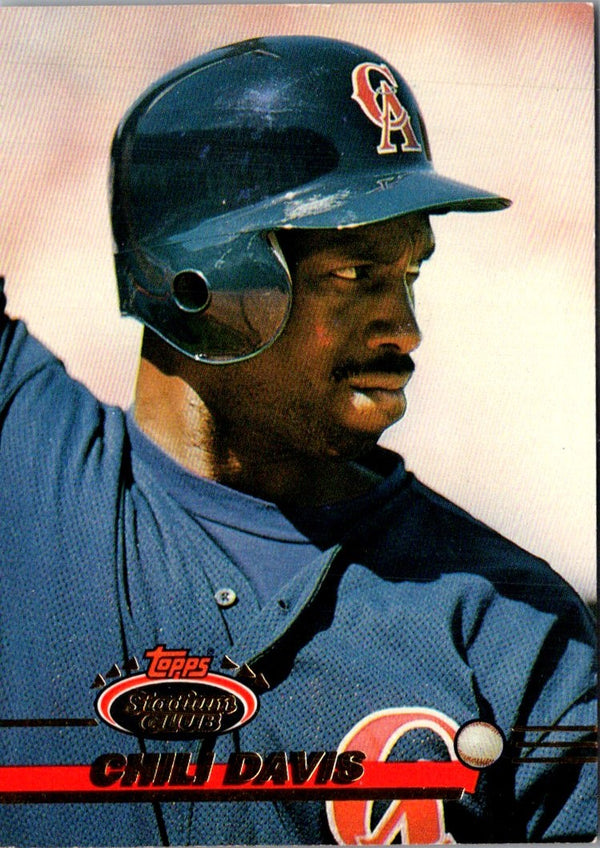1993 Stadium Club Chili Davis #611