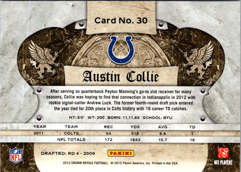 2011 Panini Austin Collie