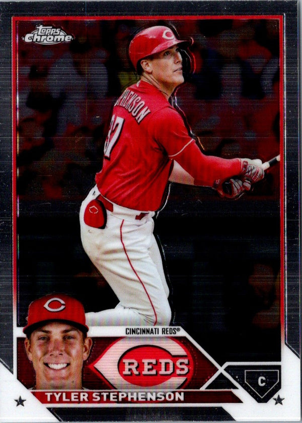 2023 Topps Chrome Tyler Stephenson #162