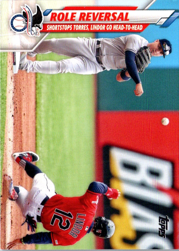 2020 Topps Role Reversal (Gleyber Torres/Francisco Lindor) #696