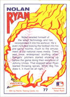 1991 Pacific Nolan Ryan Texas Express I Throwing Spirals #77