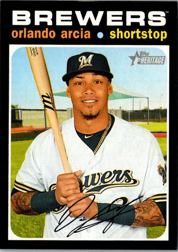 2020 Topps Heritage Orlando Arcia #34