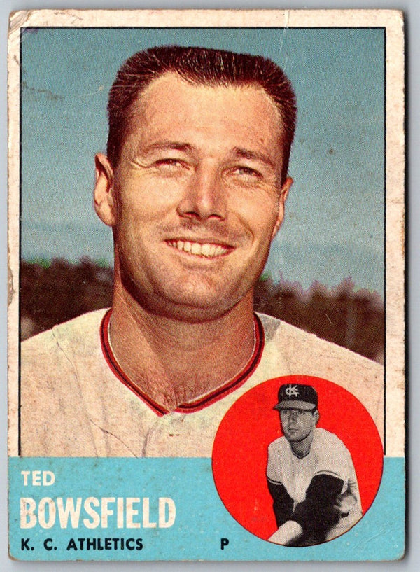 1963 Topps Ted Bowsfield #339