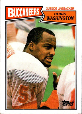 1987 Topps Chris Washington #393 Rookie
