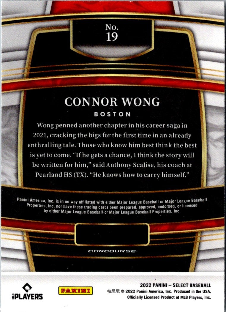 2022 Panini Select Connor Wong