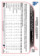 2022 Topps Andre Jackson