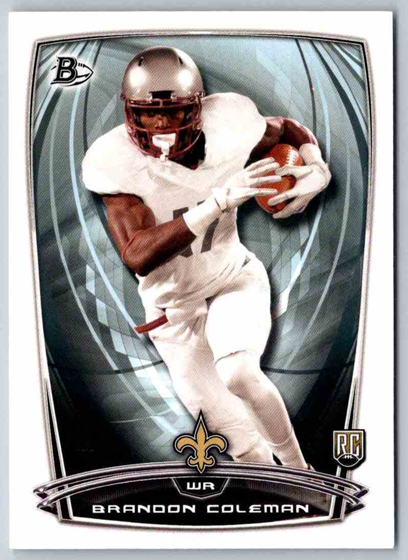 2014 Bowman Football Brandon Coleman