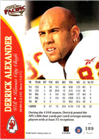 1999 Pacific Red Derrick Alexander WR #189