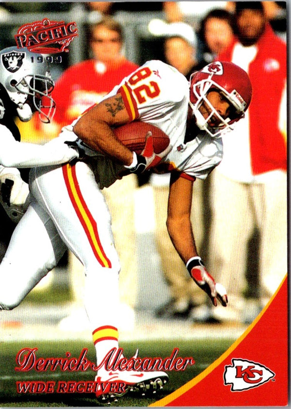 1999 Pacific Red Derrick Alexander WR #189