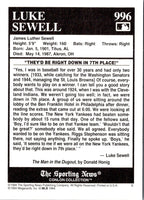 1994 Conlon Collection TSN Luke Sewell #996