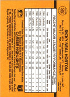 1989 Donruss Ricky Horton #582