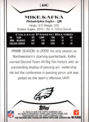 2010 Topps Prime Mike Kafka